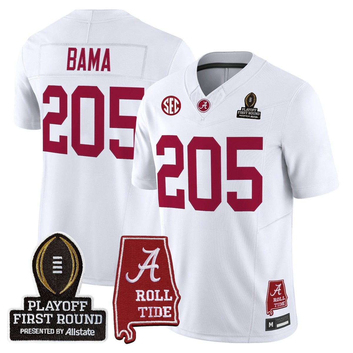 BAMA 2025 Playoff First Round Vapor Limited Jersey