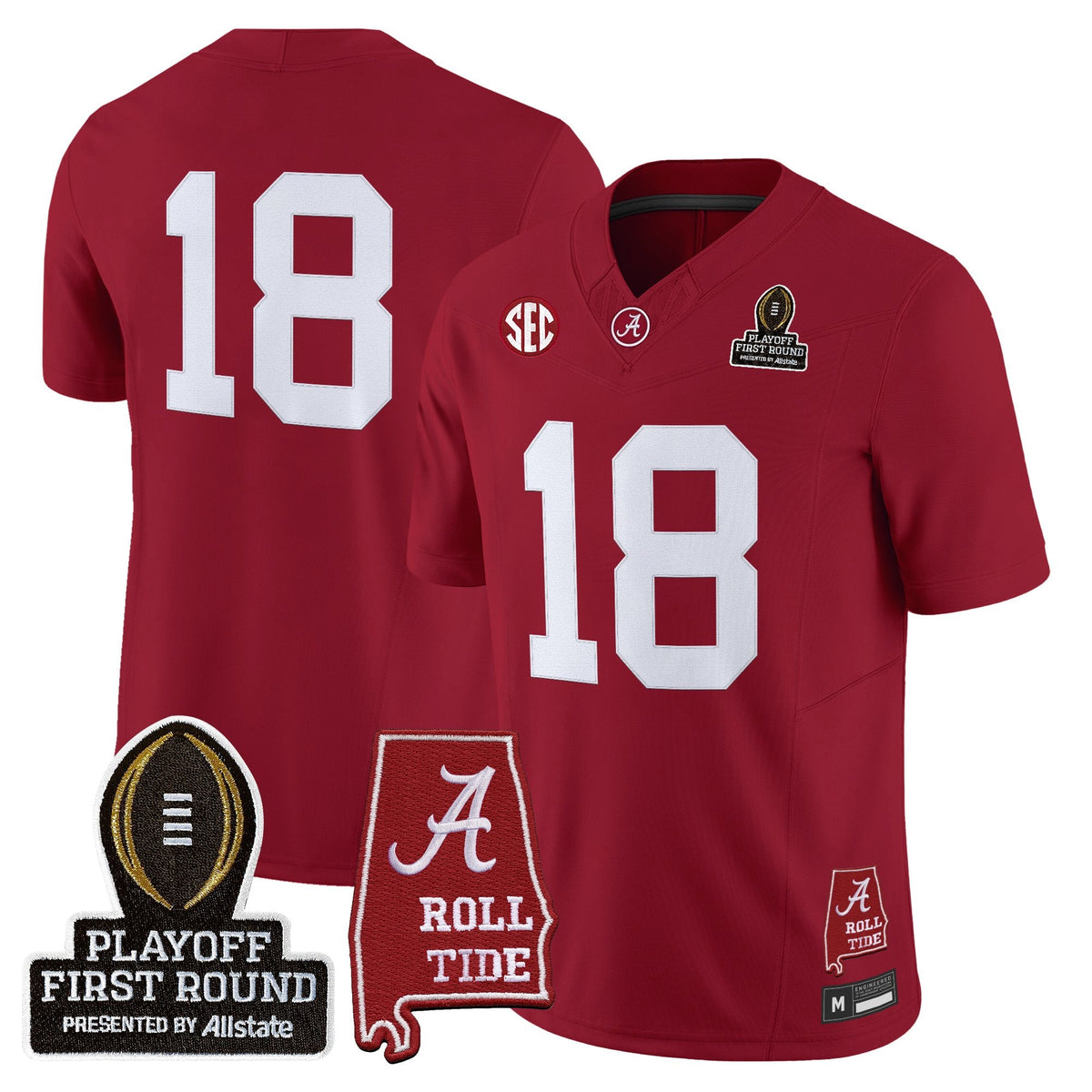 BAMA 2025 Playoff First Round Vapor Limited Jersey