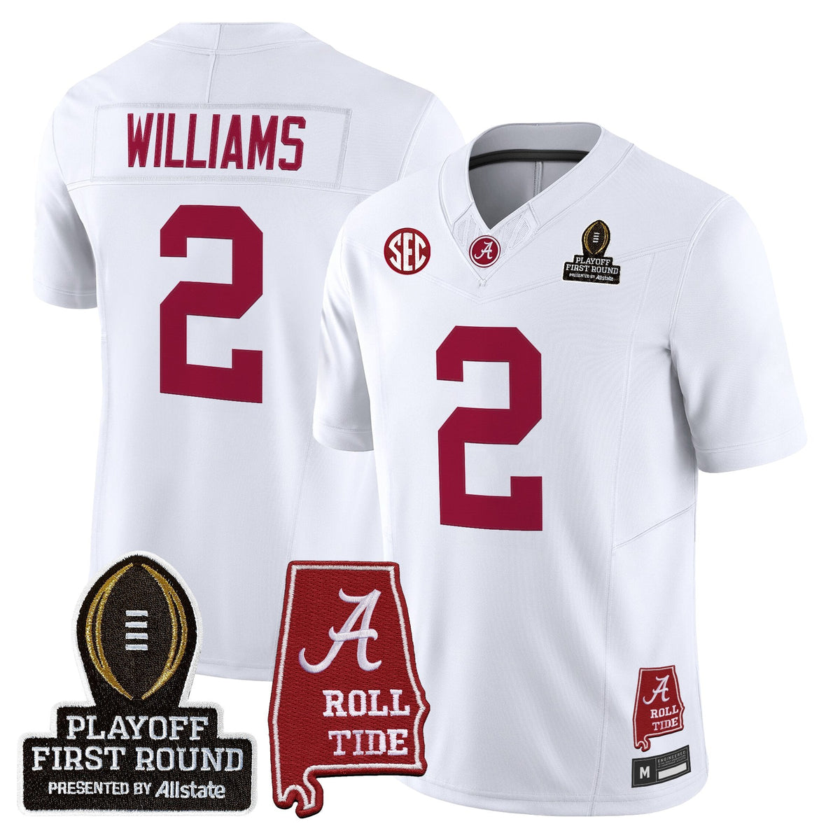 BAMA 2025 Playoff First Round Vapor Limited Jersey
