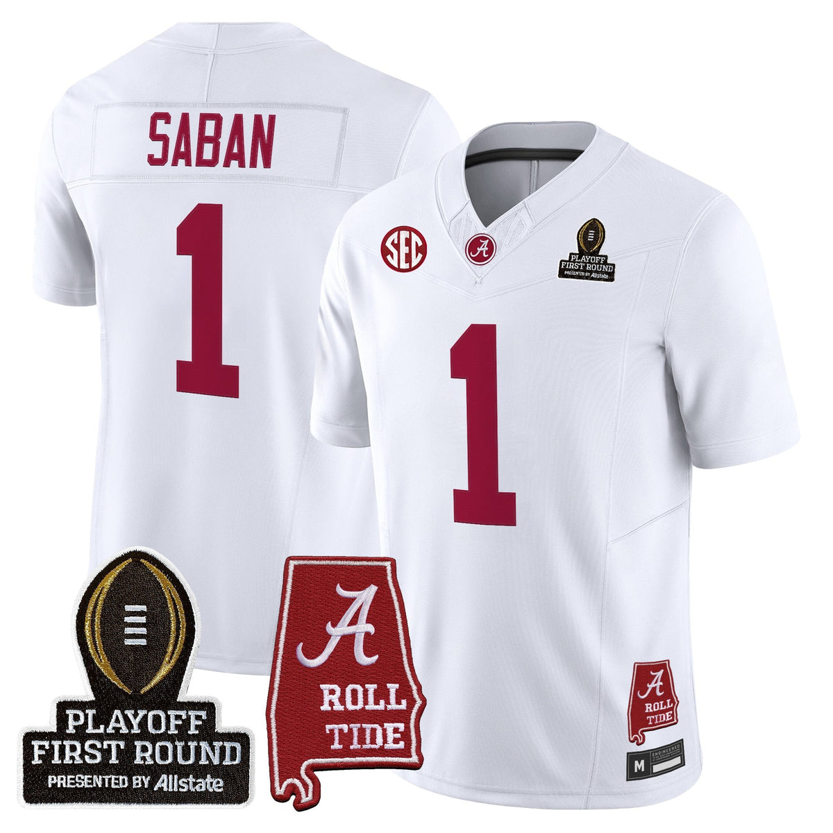 BAMA 2025 Playoff First Round Vapor Limited Jersey