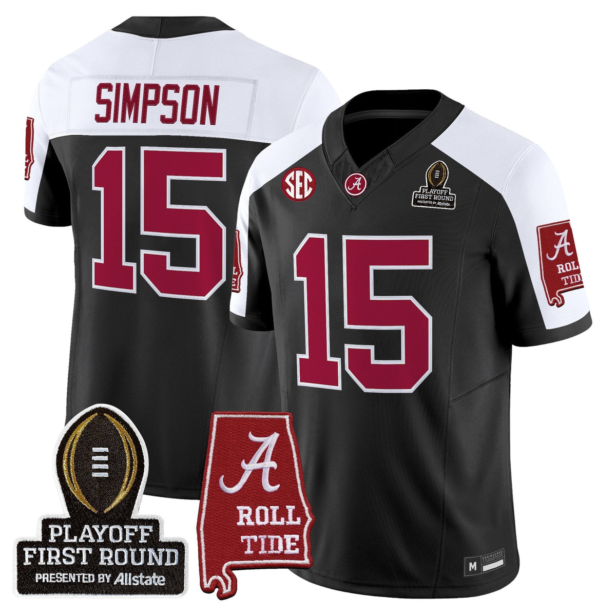 BAMA 2025 Playoff First Round Vapor Limited Jersey