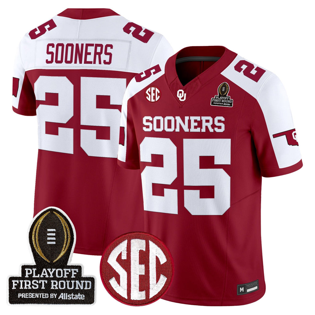 OU 2025 Playoff First Round Vapor Limited Jersey