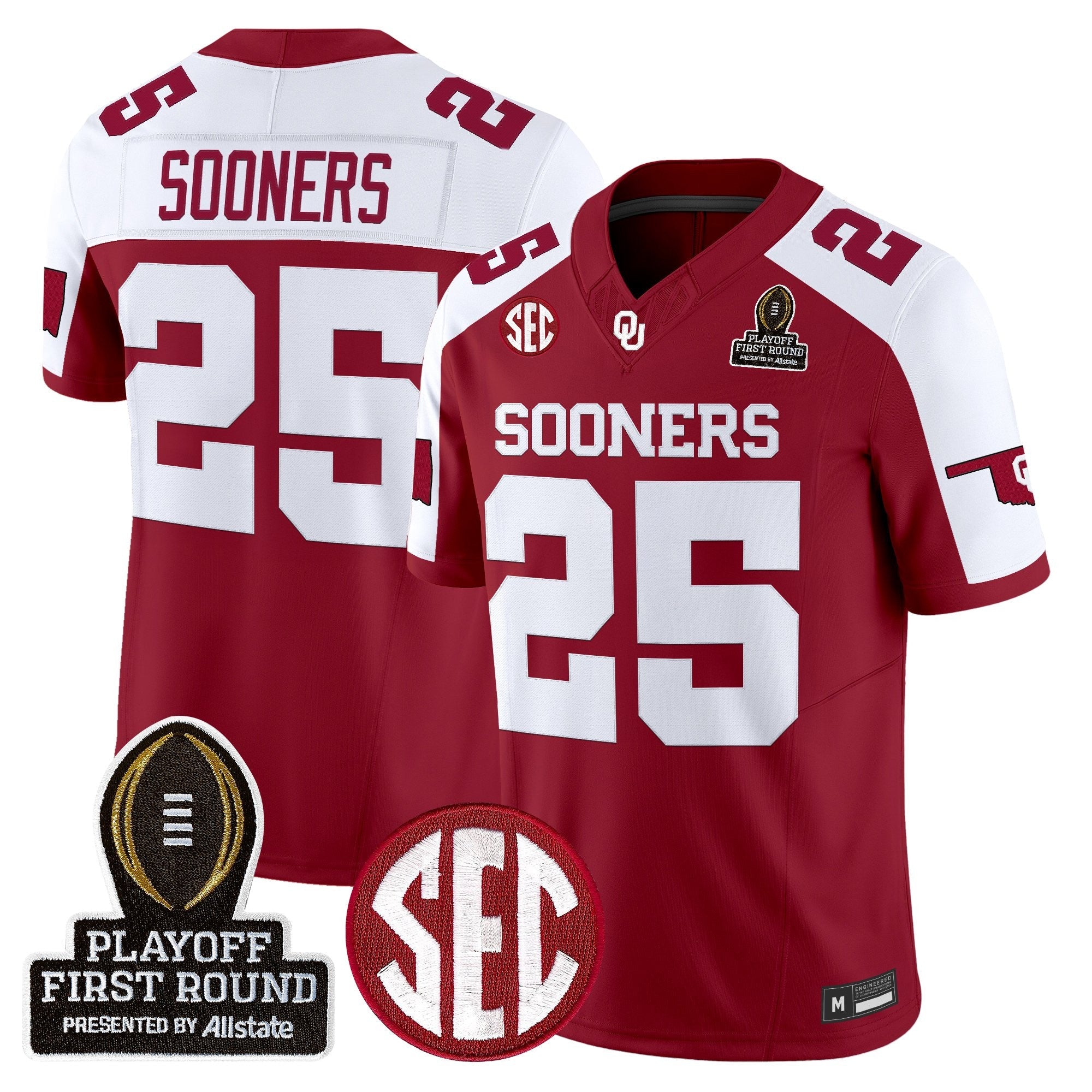 OU 2025 Playoff First Round Vapor Limited Jersey