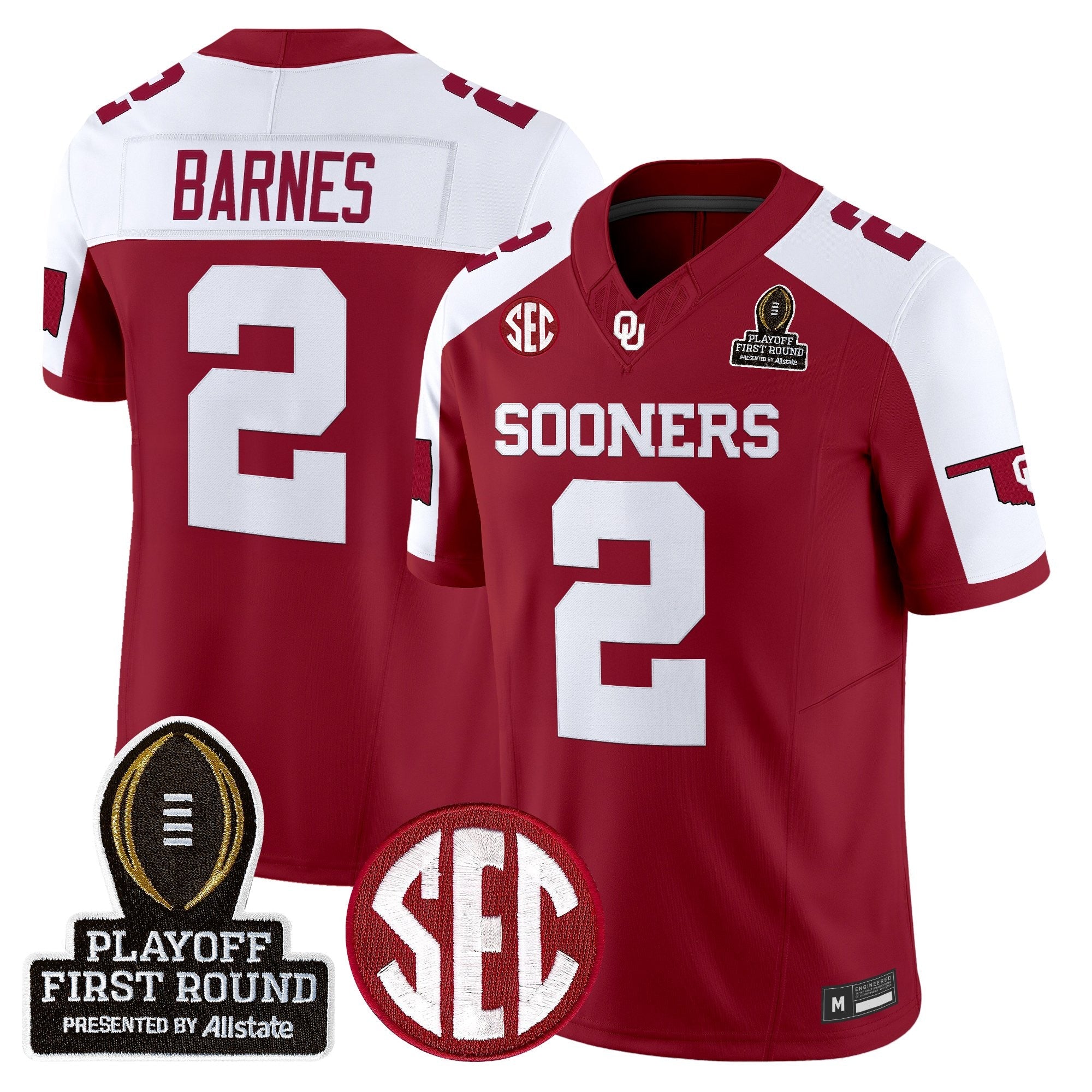 OU 2025 Playoff First Round Vapor Limited Jersey