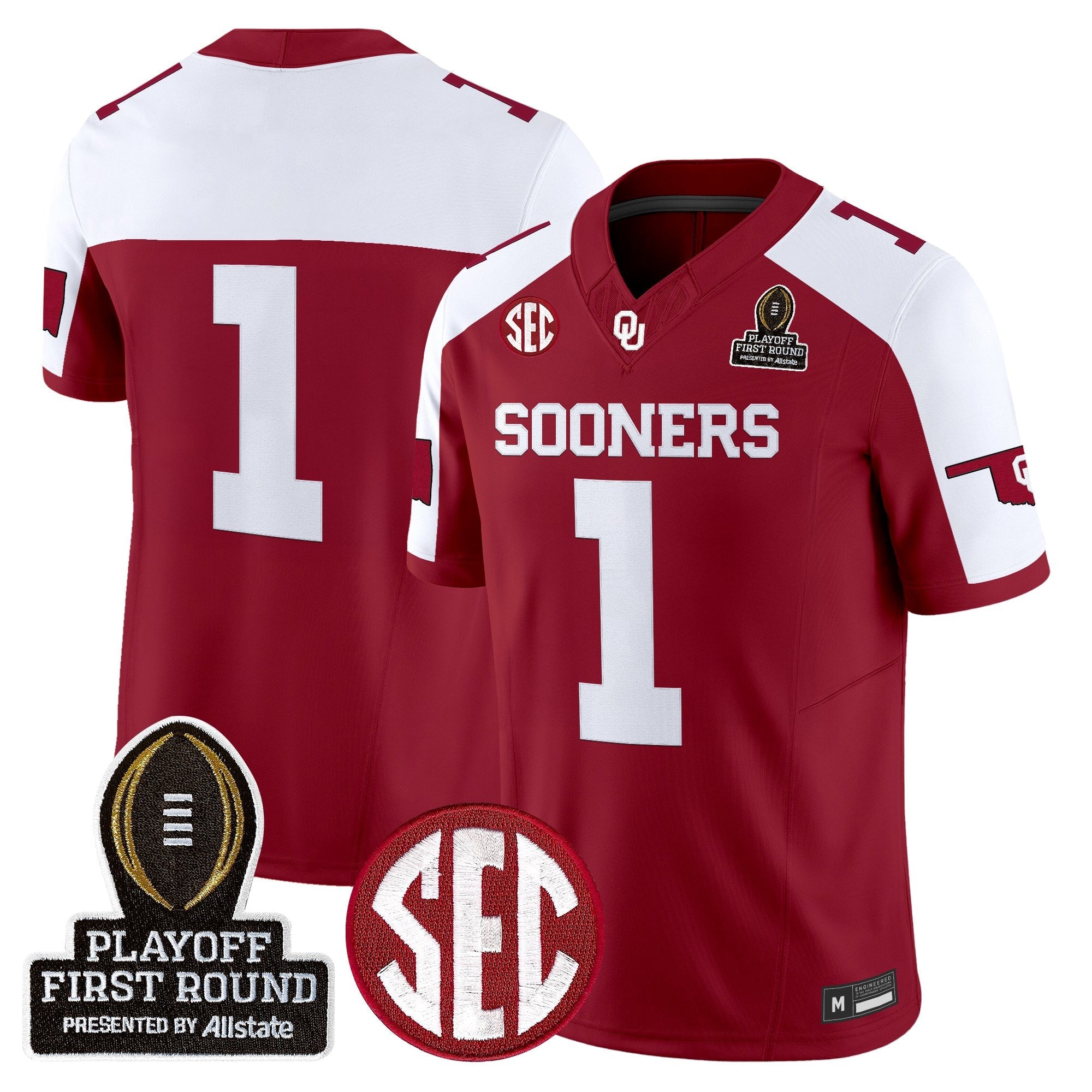 OU 2025 Playoff First Round Vapor Limited Jersey