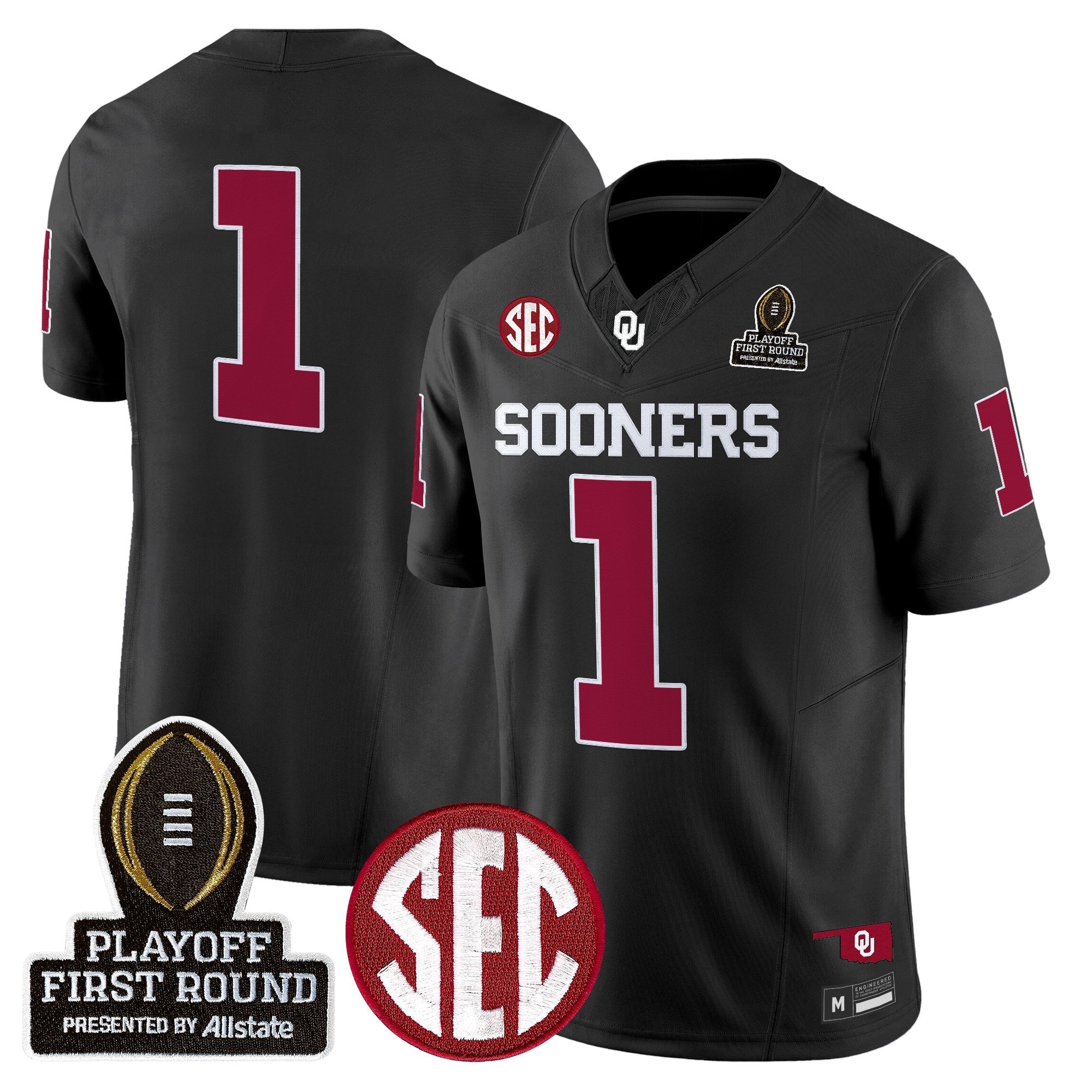 OU 2025 Playoff First Round Vapor Limited Jersey