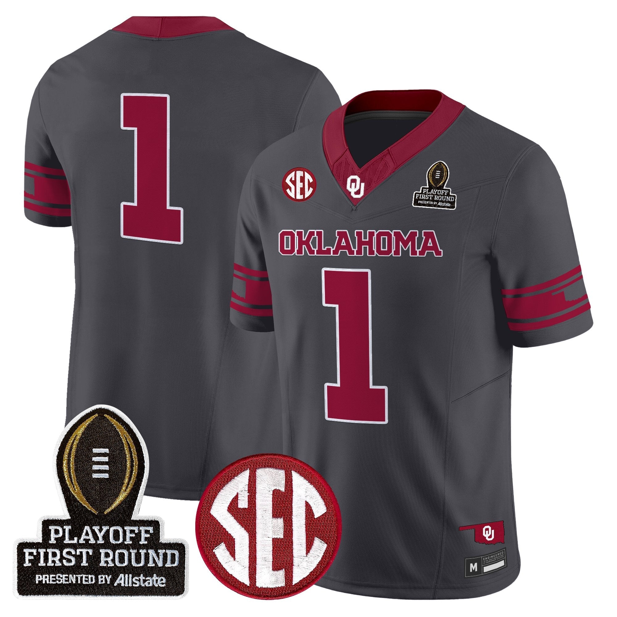OU 2025 Playoff First Round Vapor Limited Jersey