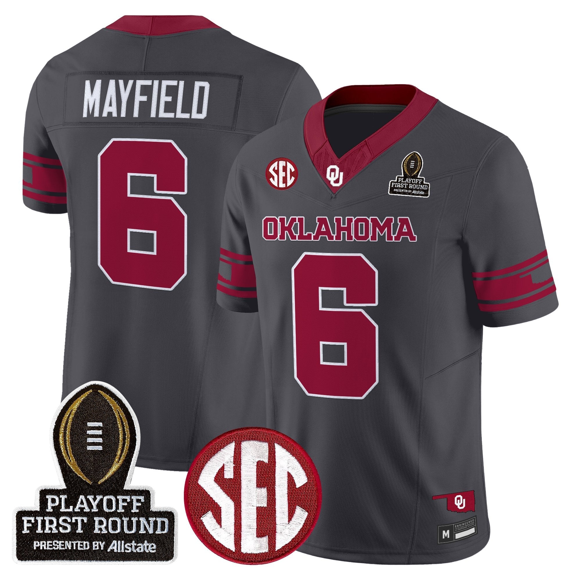 OU 2025 Playoff First Round Vapor Limited Jersey