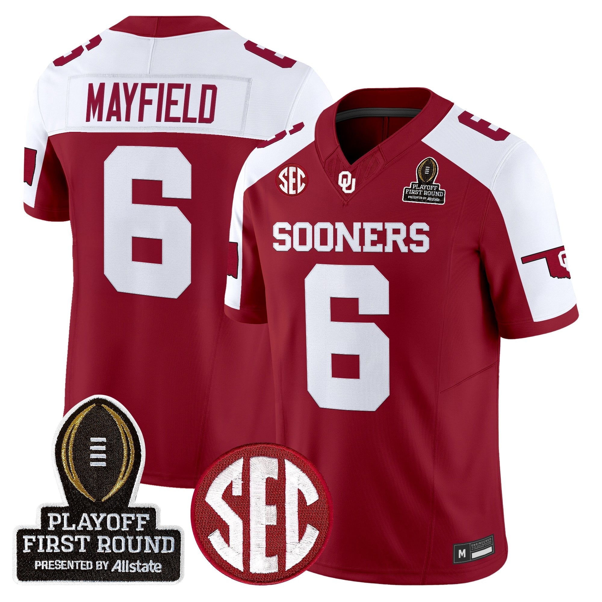 OU 2025 Playoff First Round Vapor Limited Jersey