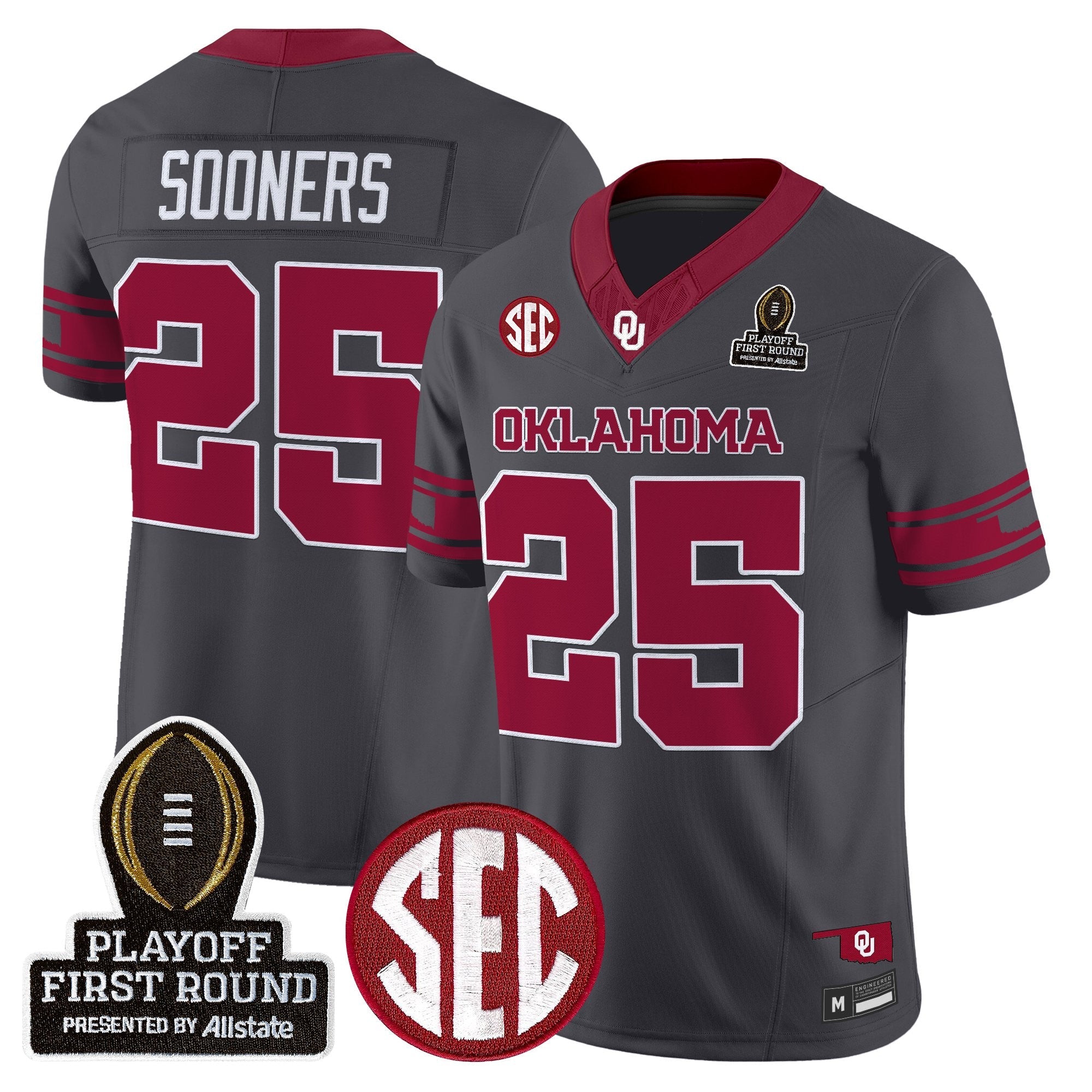 OU 2025 Playoff First Round Vapor Limited Jersey