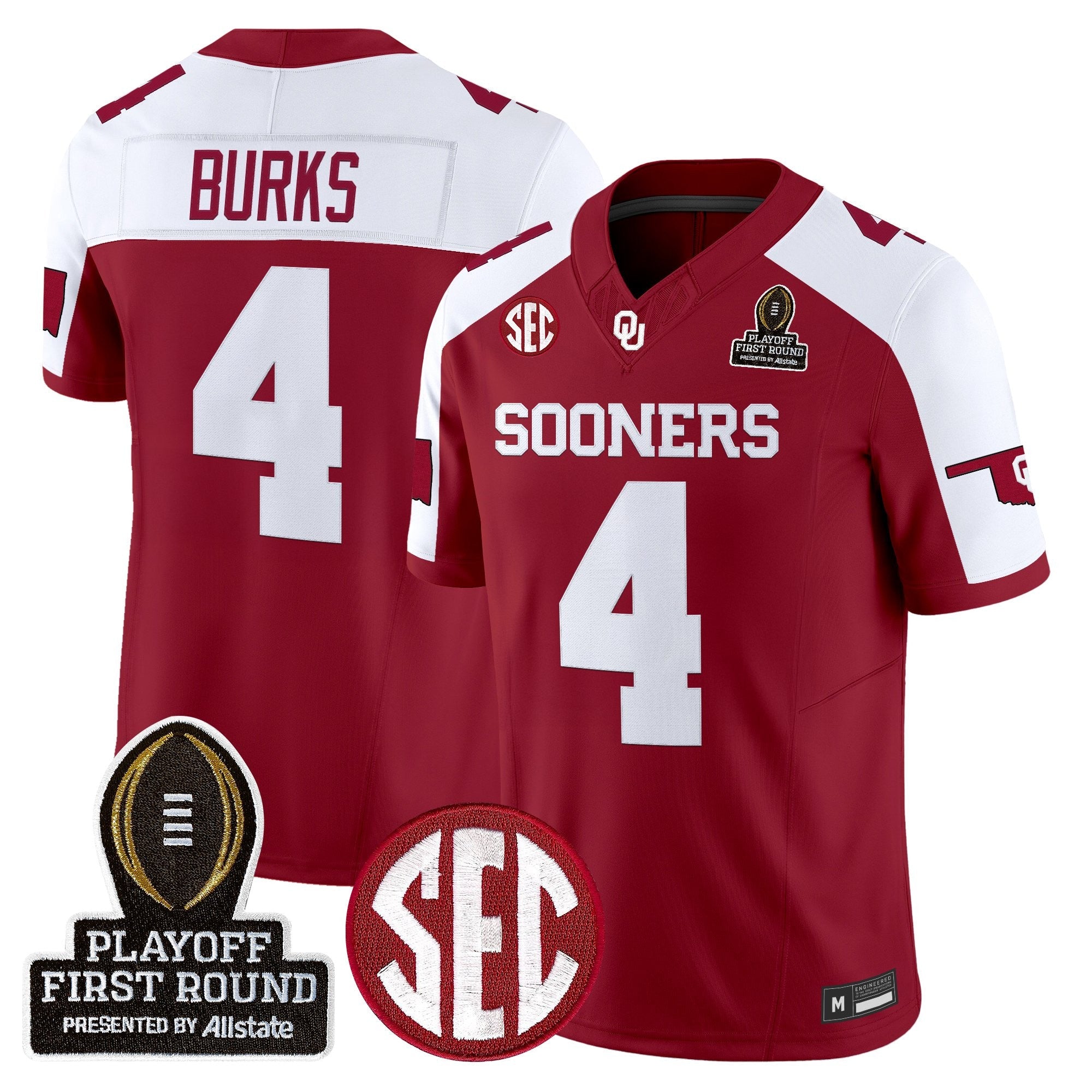 OU 2025 Playoff First Round Vapor Limited Jersey