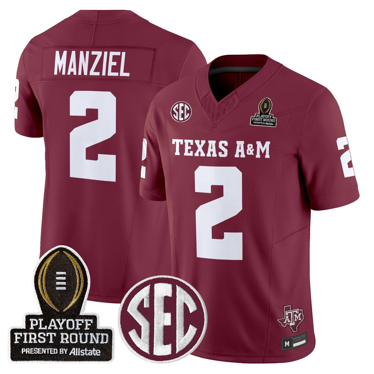 Aggies 2025 Playoff First Round Vapor Limited Jersey