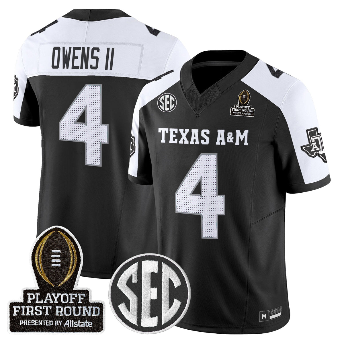 Aggies 2025 Playoff First Round Vapor Limited Jersey
