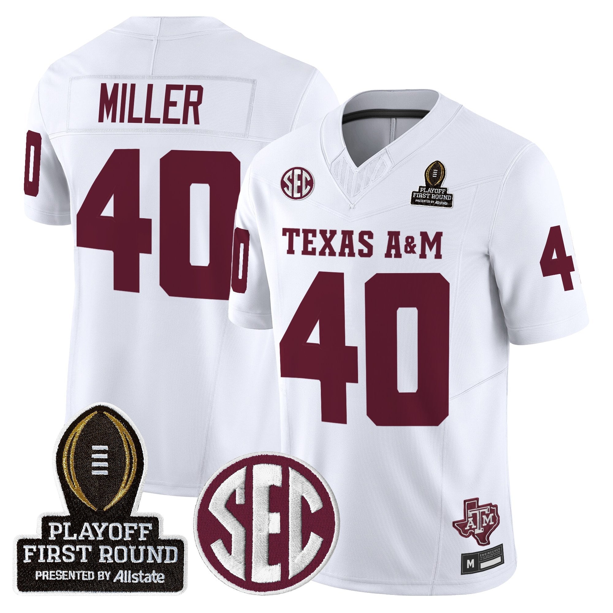 Aggies 2025 Playoff First Round Vapor Limited Jersey