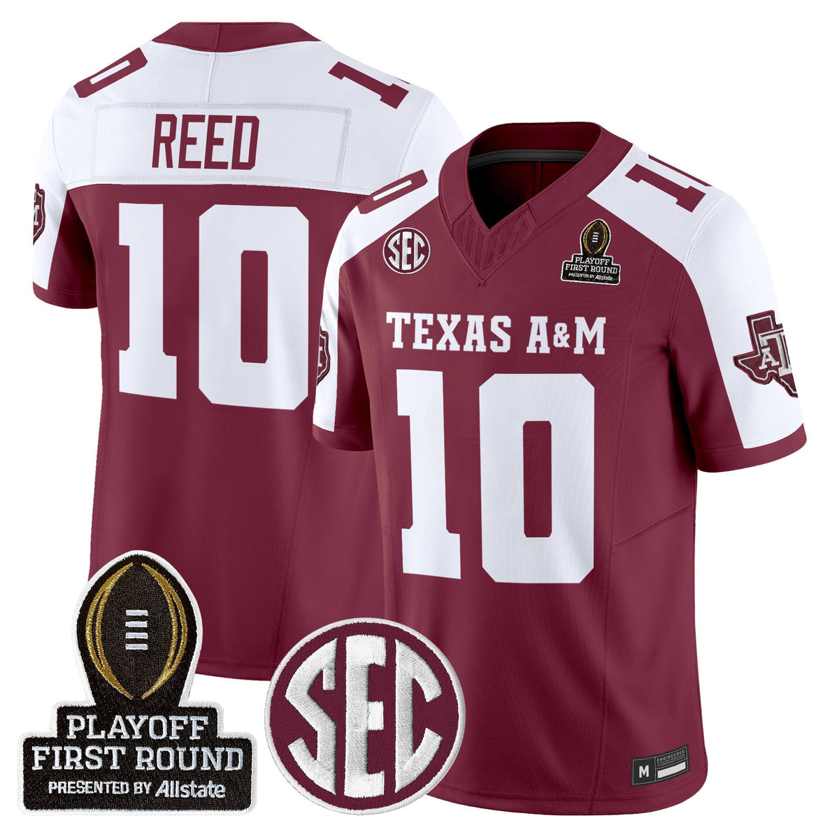 Aggies 2025 Playoff First Round Vapor Limited Jersey