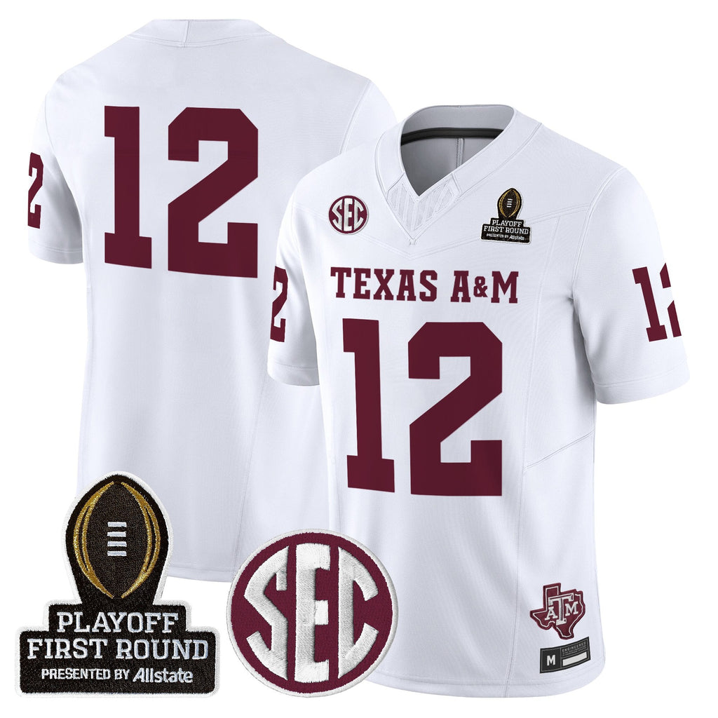 Aggies 2025 Playoff First Round Vapor Limited Jersey