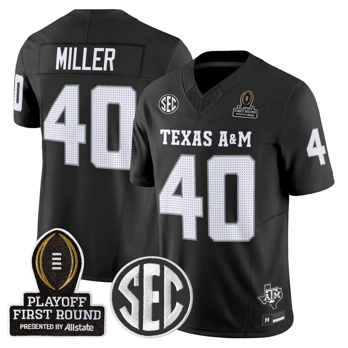 Aggies 2025 Playoff First Round Vapor Limited Jersey
