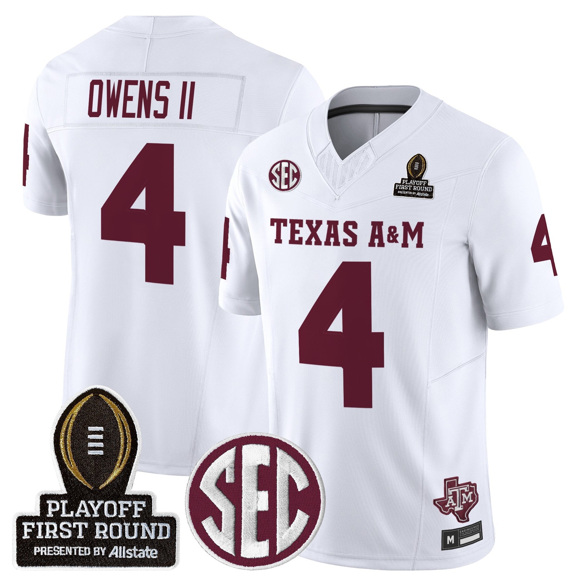 Aggies 2025 Playoff First Round Vapor Limited Jersey