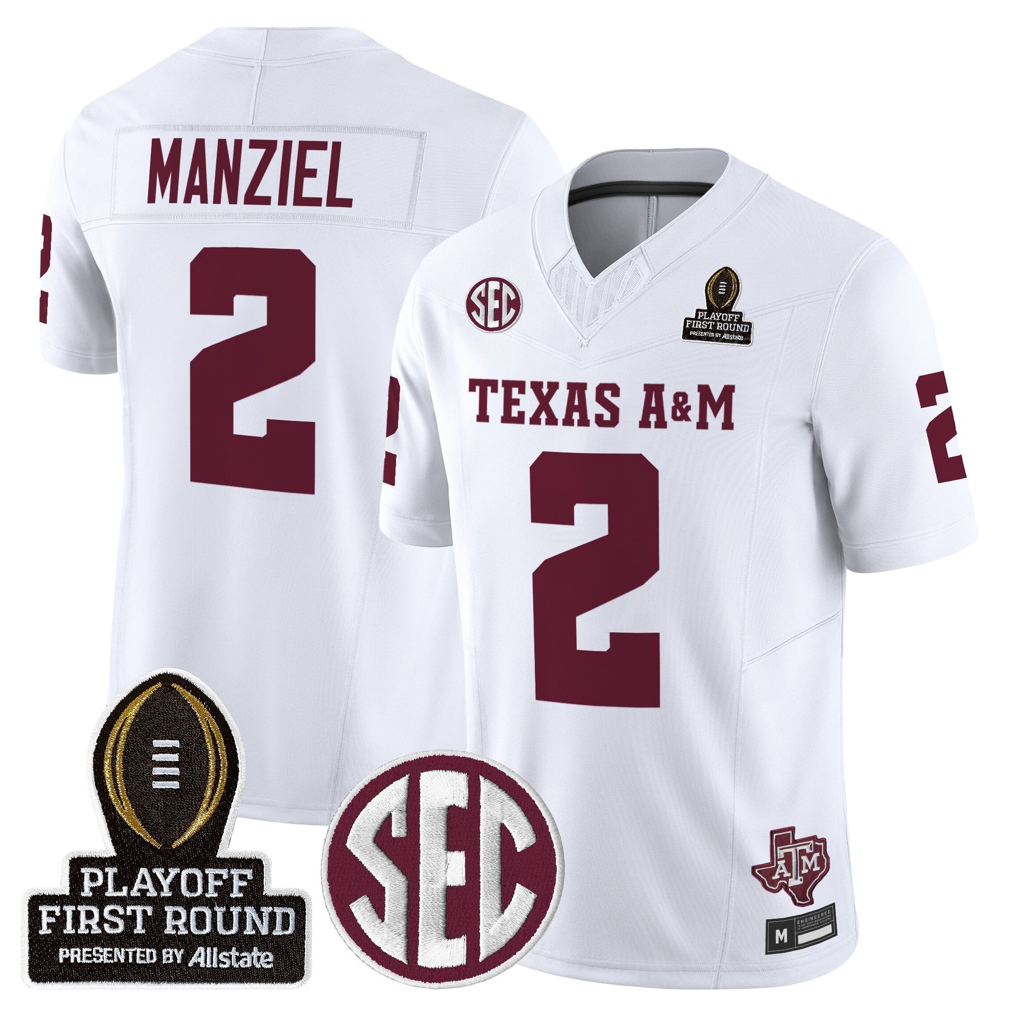 Aggies 2025 Playoff First Round Vapor Limited Jersey