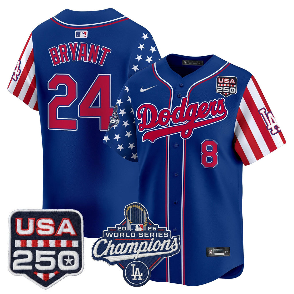 Los Angeles "Dodgers America250" Edition Vapor Premier Limited Jersey V2 - Stitched