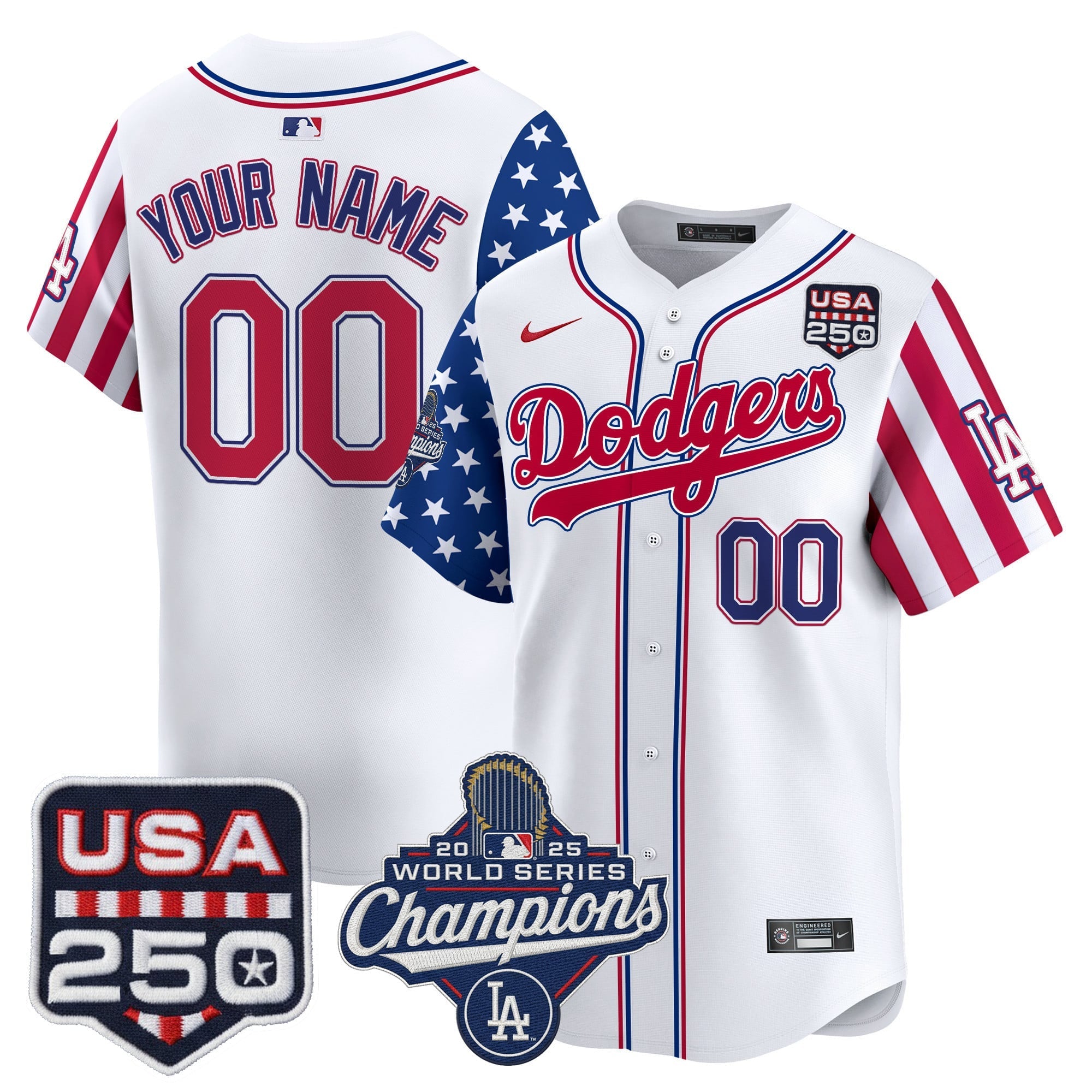 LAD "America250 Edition" Vapor Premier Limited Custom Jersey V2 - Stitched
