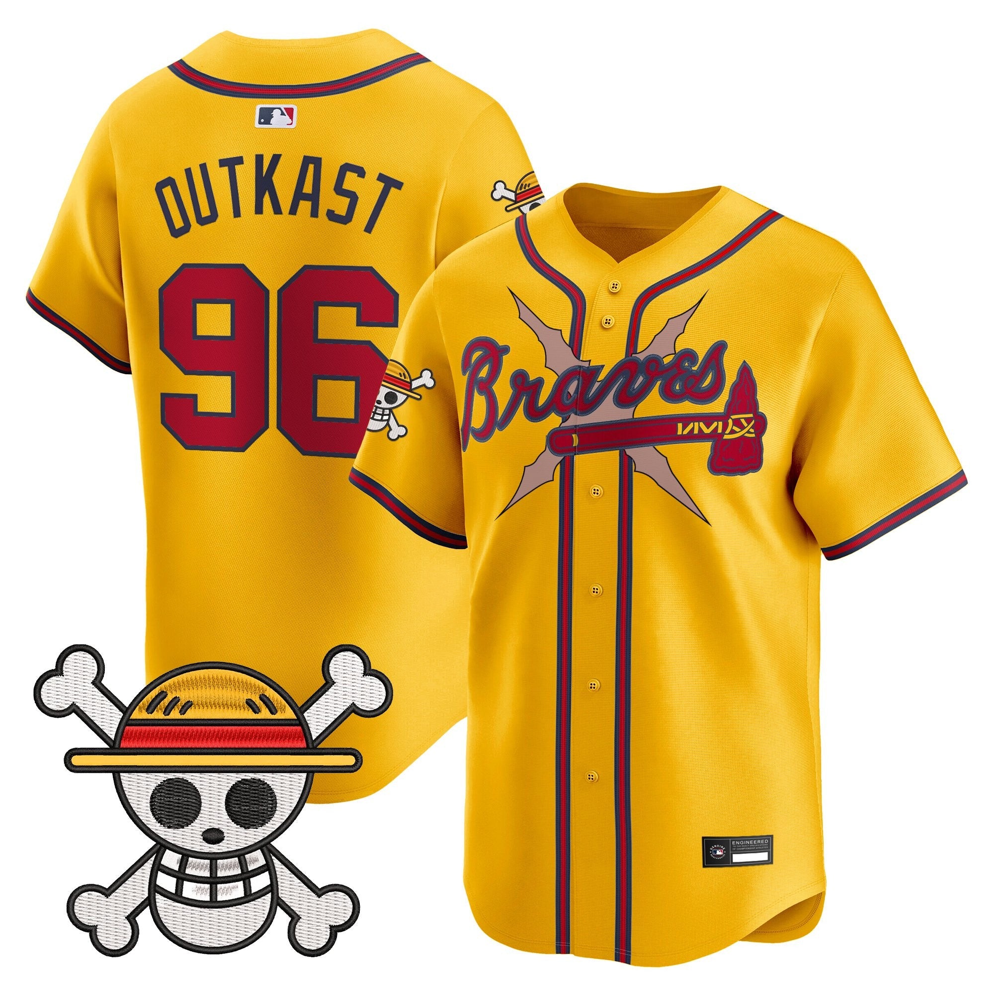 ATL x  OP Vapor Premier Limited Jersey - Stitched