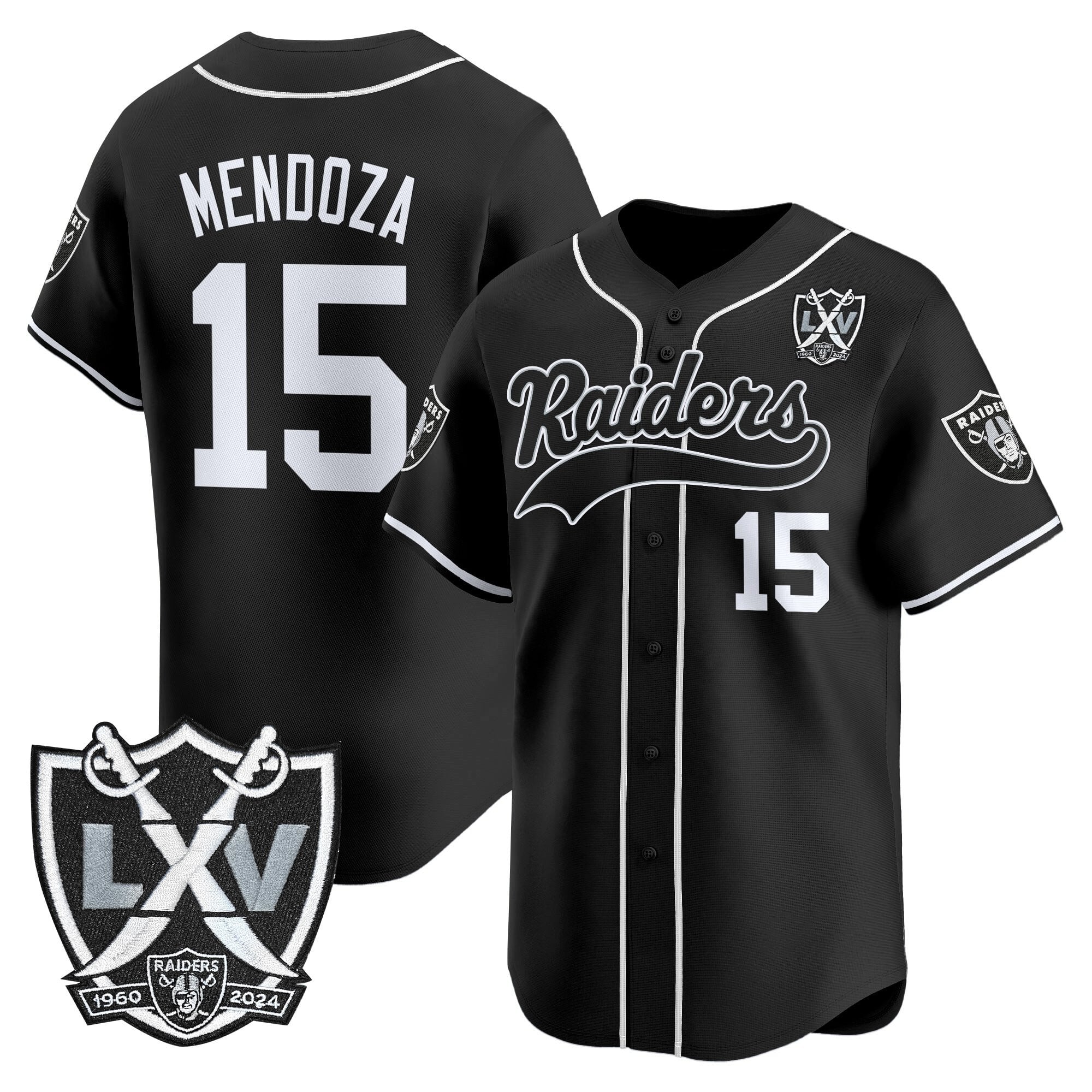 LVR 65th Anniversary Patch Vapor Baseball Jersey - Stitched