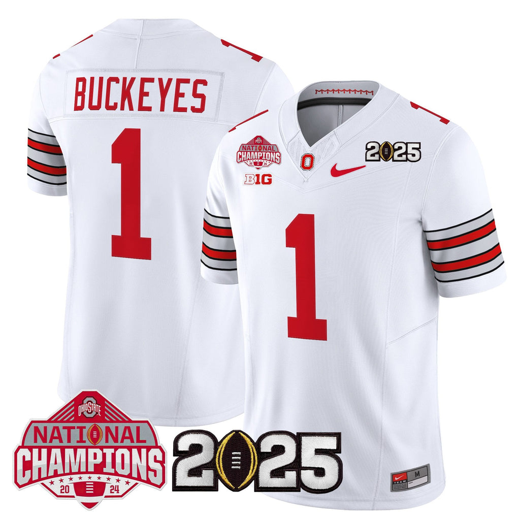 OSU 2026 "Tunnel Vision" National Champions Patch Vapor Limited Jersey - Stitched