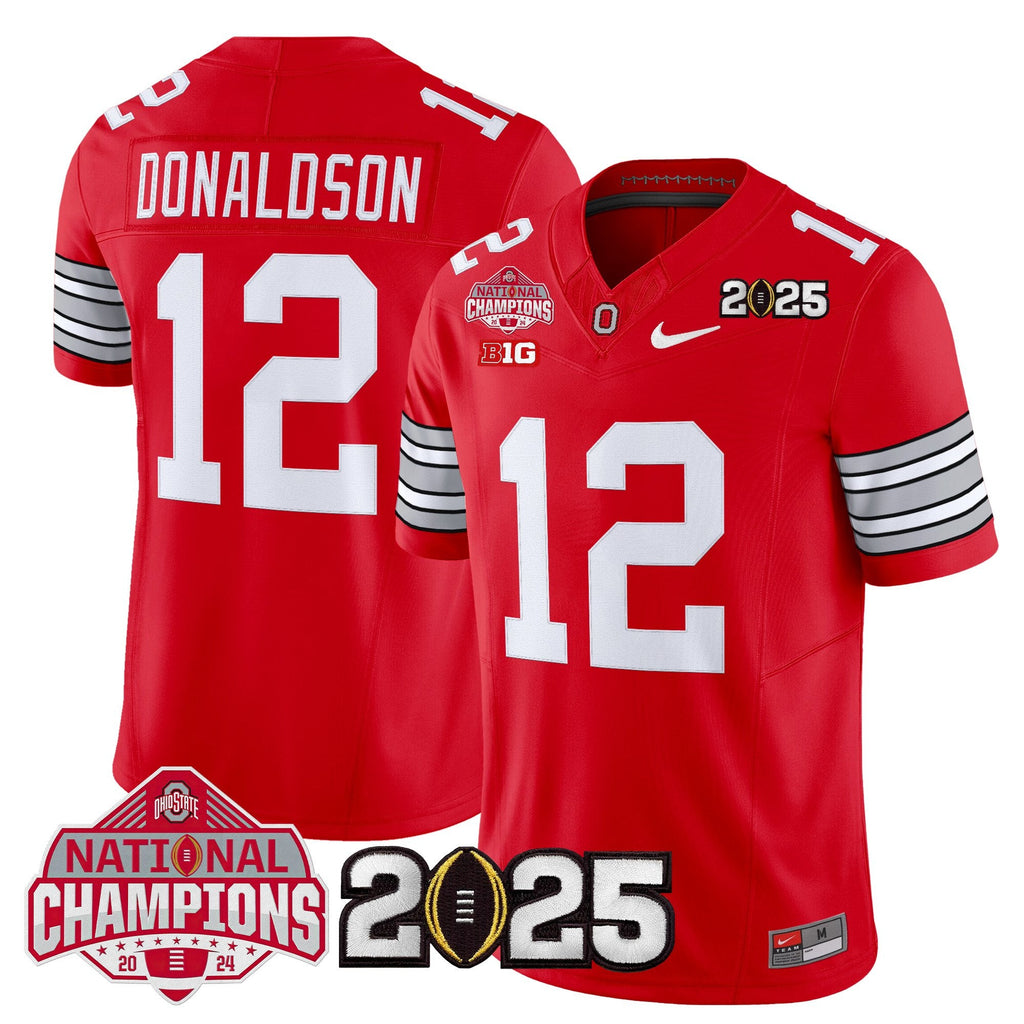 OSU 2026 "Tunnel Vision" National Champions Patch Vapor Limited Jersey - Stitched