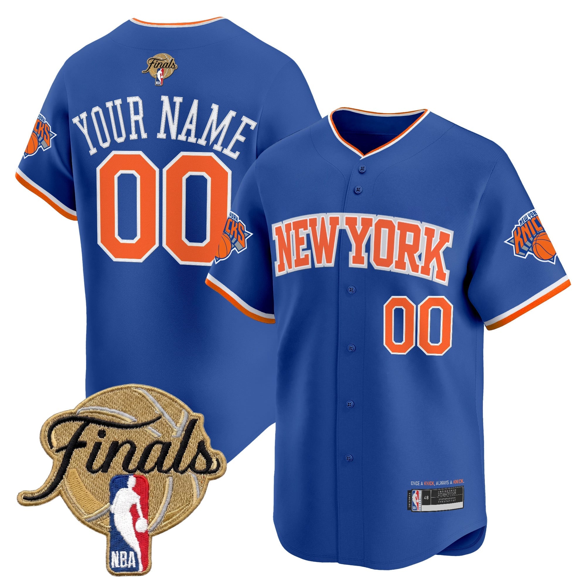 NYK 2026 Finals Vapor Custom Baseball Jersey - Stitched