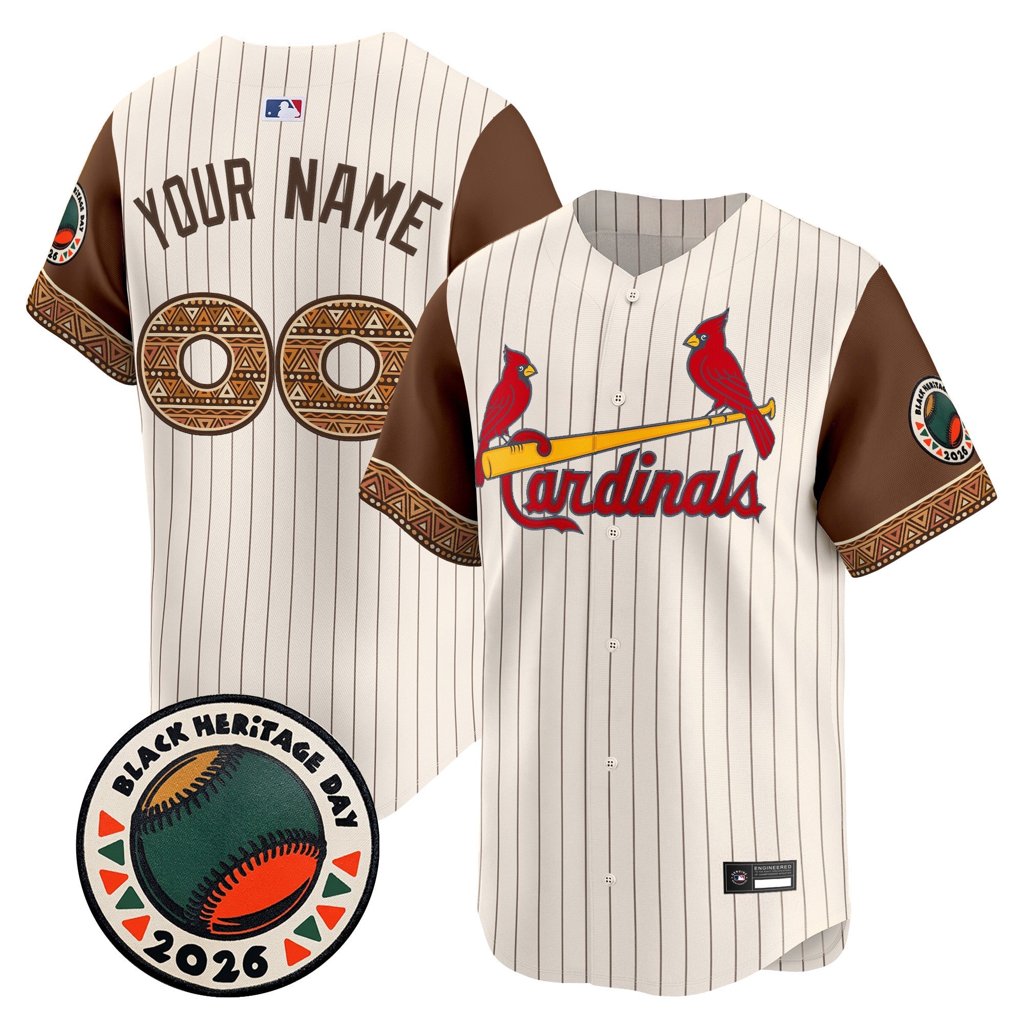 STL 2026 Black Heritage Day Vapor Premier Limited Custom Jersey - Stitched