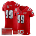 J.J. Watt #99 Wisconsin Badgers Lambeau Vapor Elite Jersey - Stitched