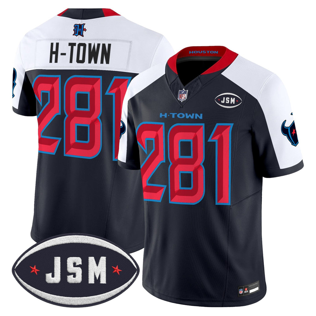 Houston Texan Janice McNair Memorial Patch Vapor Limited Jersey - Stitched