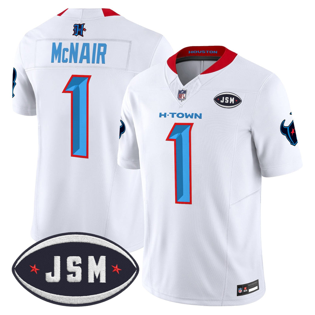 Houston Texan Janice McNair Memorial Patch Vapor Limited Jersey - Stitched
