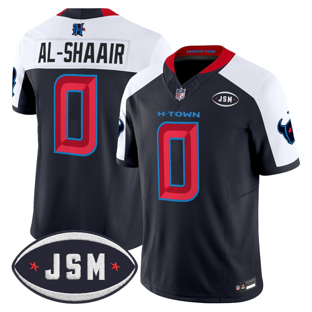 Houston Texan Janice McNair Memorial Patch Vapor Limited Jersey - Stitched