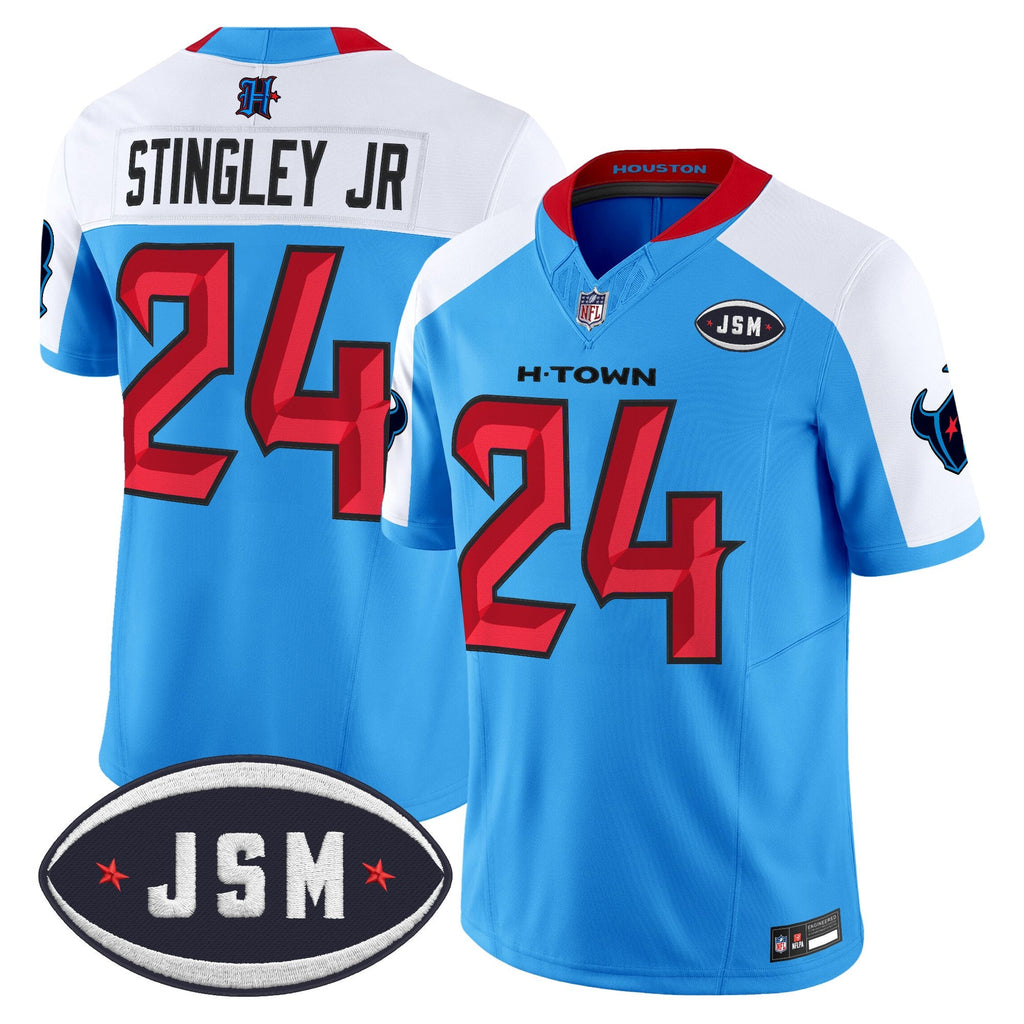 Houston Texan Janice McNair Memorial Patch Vapor Limited Jersey - Stitched