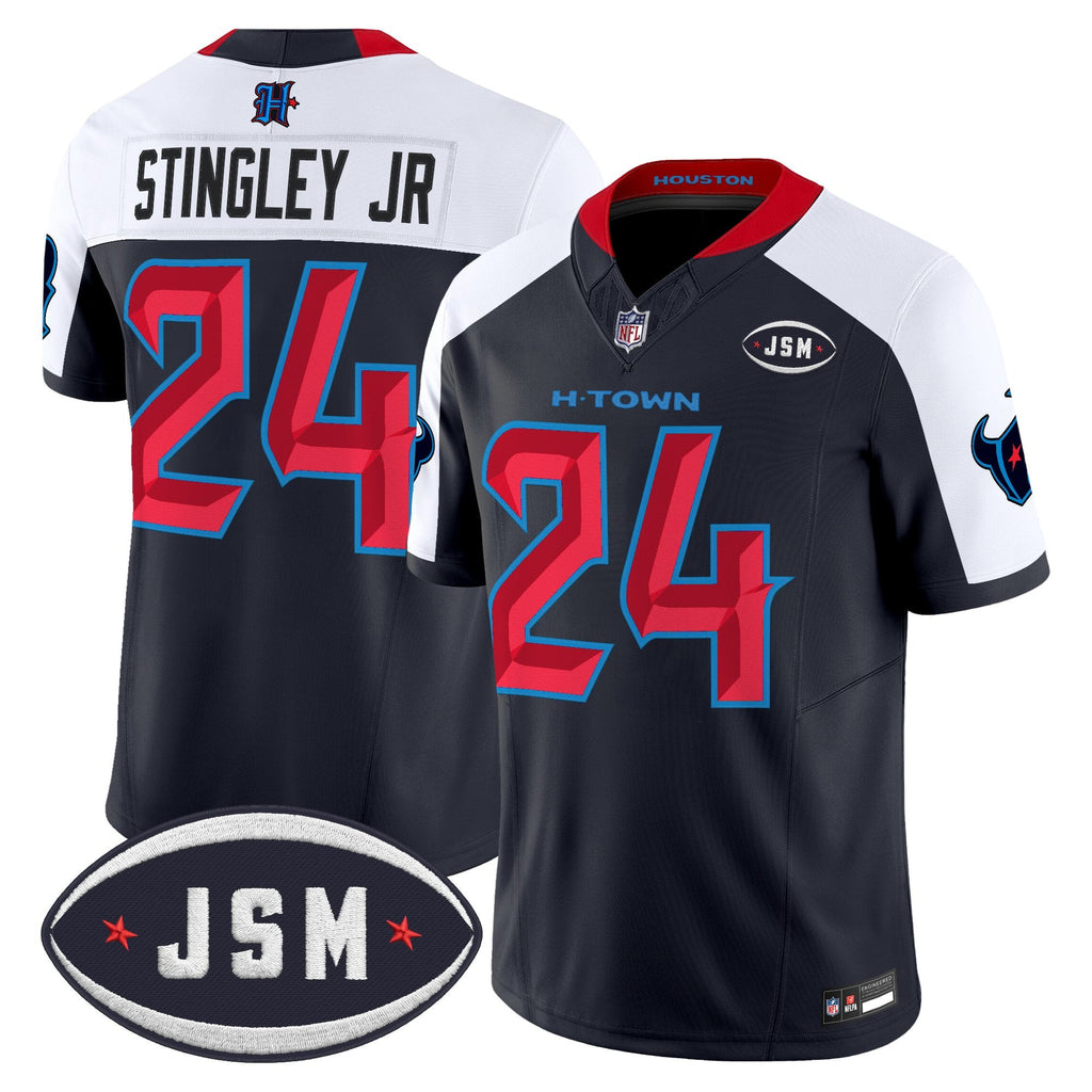 Houston Texan Janice McNair Memorial Patch Vapor Limited Jersey - Stitched