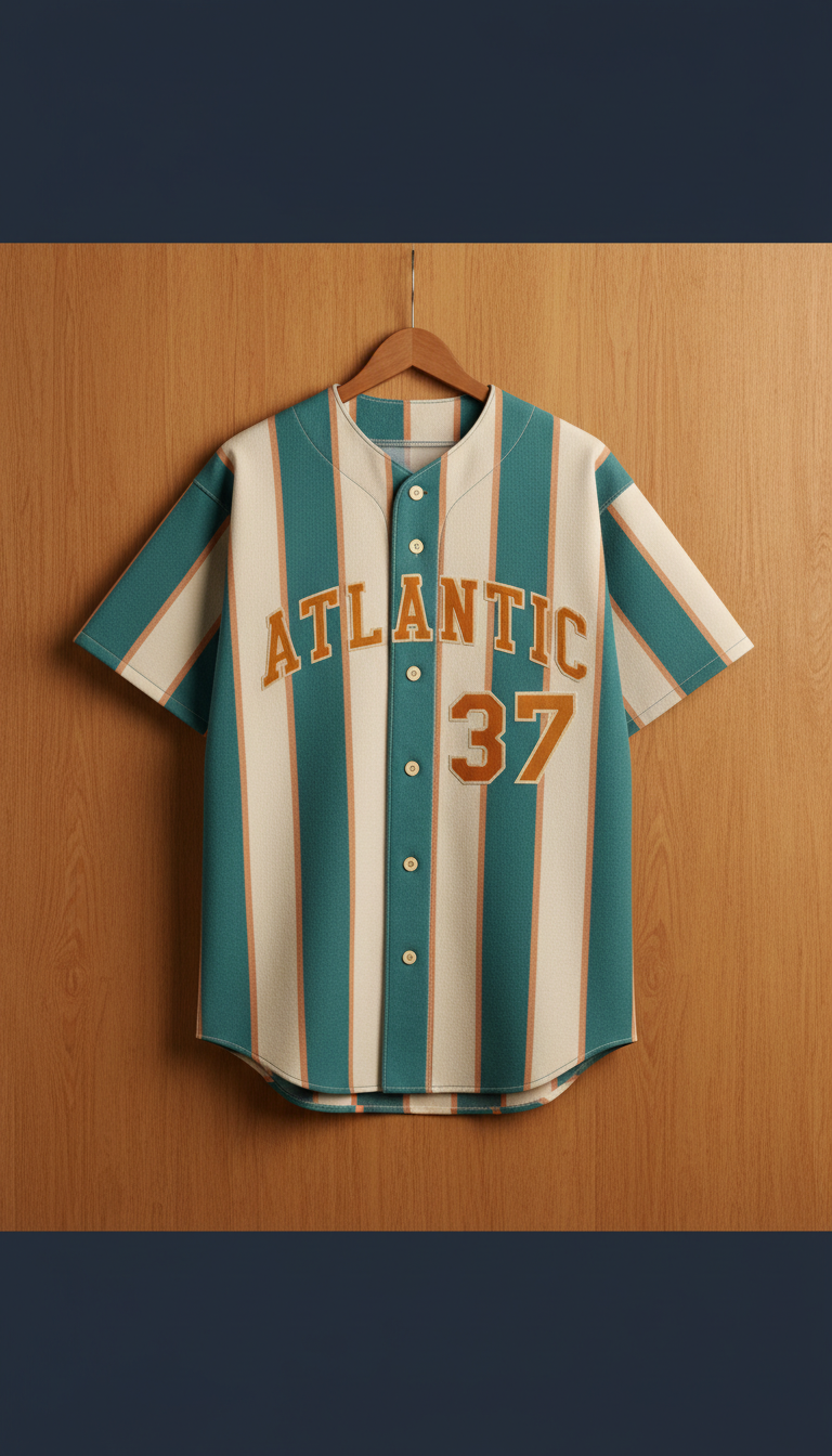MLB throwback jersey with classic patch
