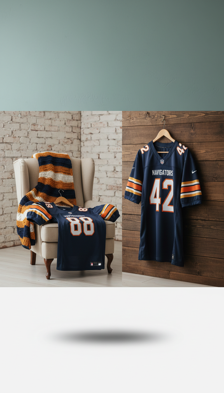 NFL home jersey in team colors