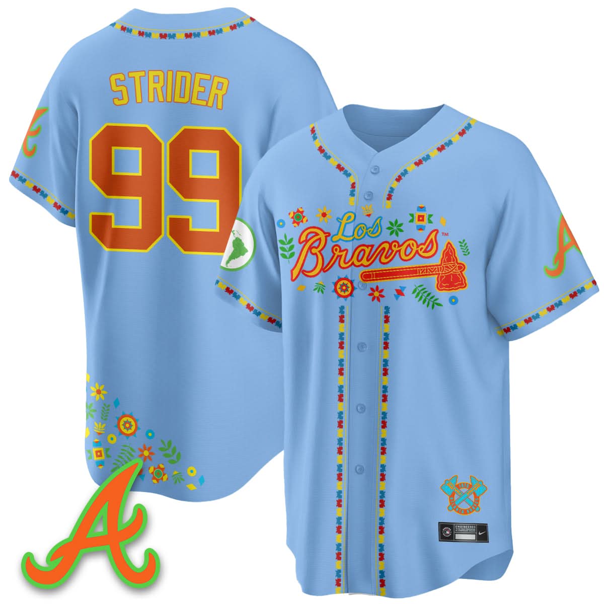 AB 2025 "Los Bravos" Jersey - Stitched