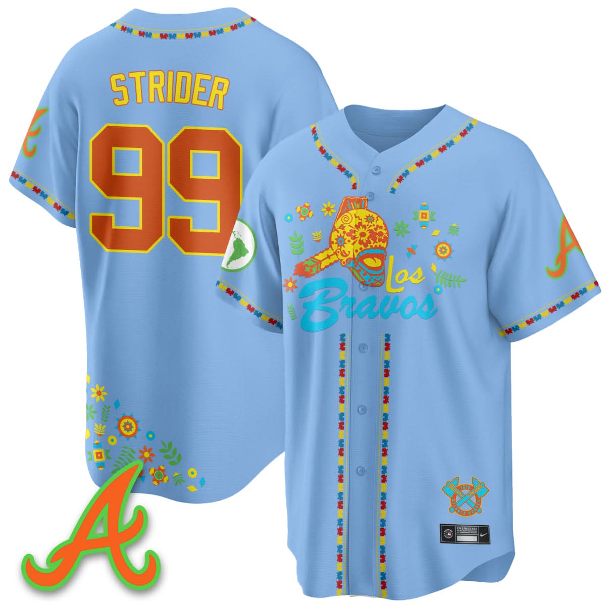 AB 2025 "Los Bravos" Jersey V2 - Stitched