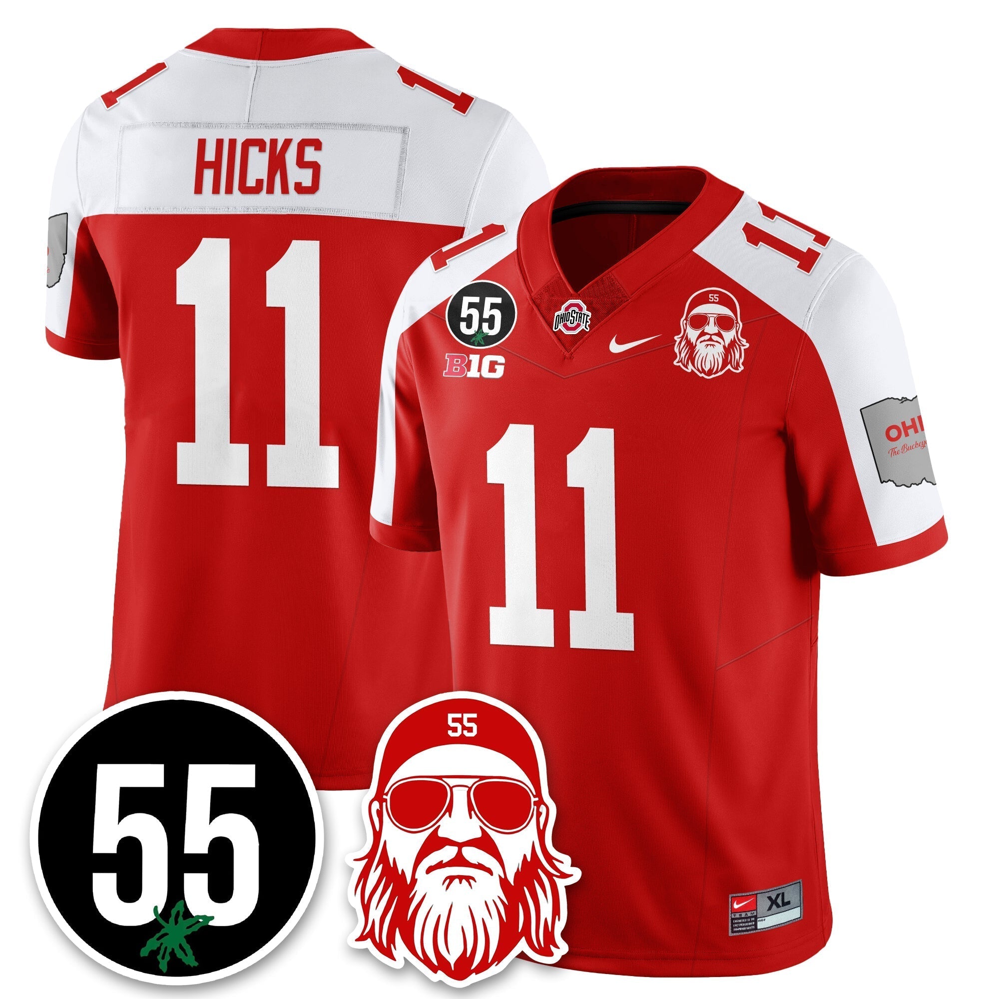 OSU Vapor Limited Jersey - Nick Mangold Patch
