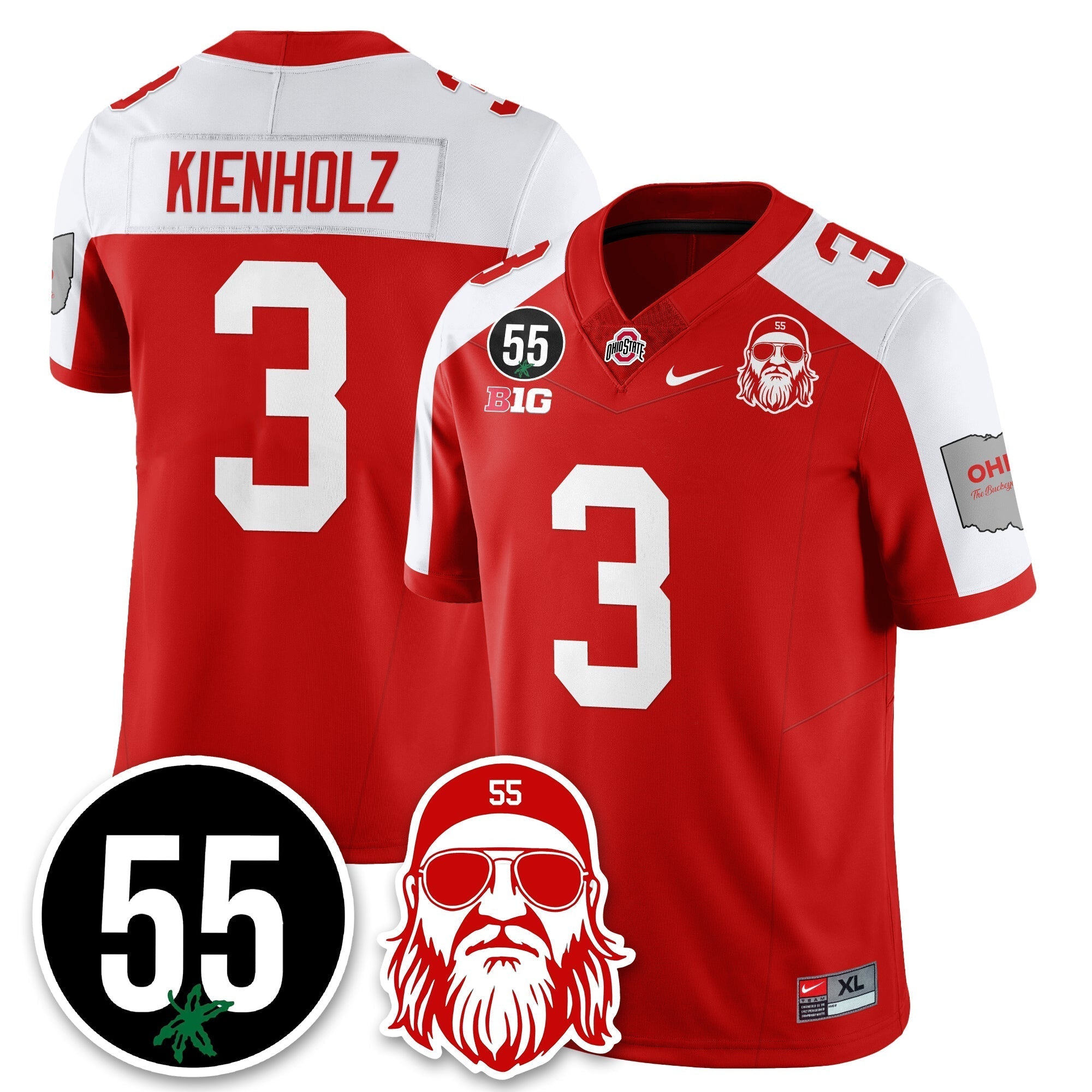 OSU Vapor Limited Jersey - Nick Mangold Patch