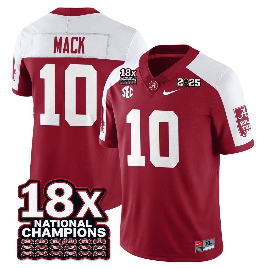 BAMA 18x-Time National Champions Vapor Limited Football Jersey