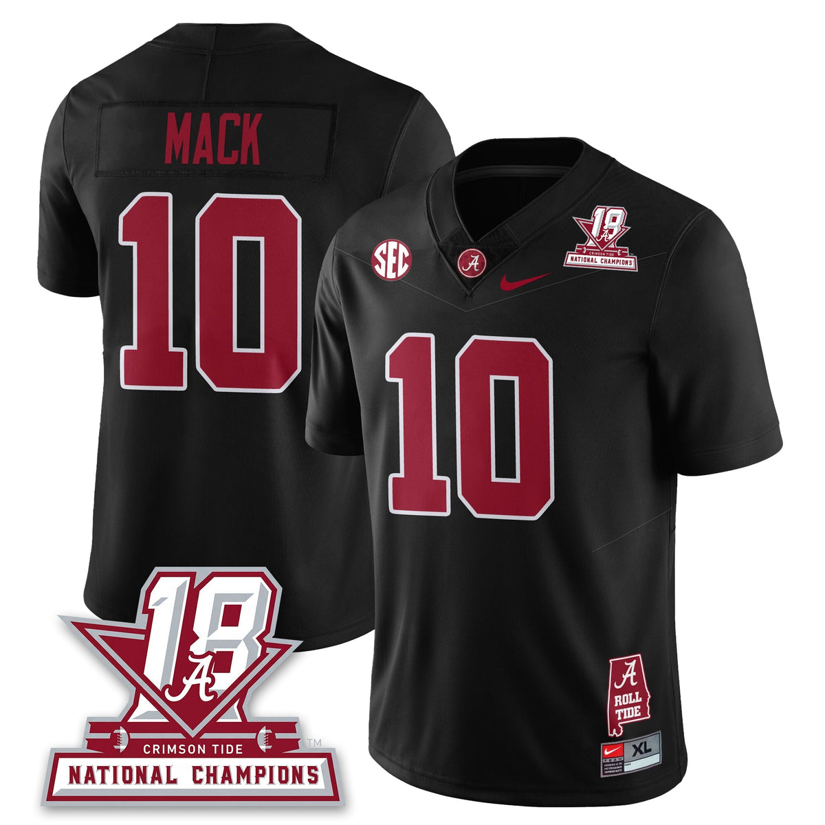 BAMA 18x-Time National Champions Vapor Limited Jersey