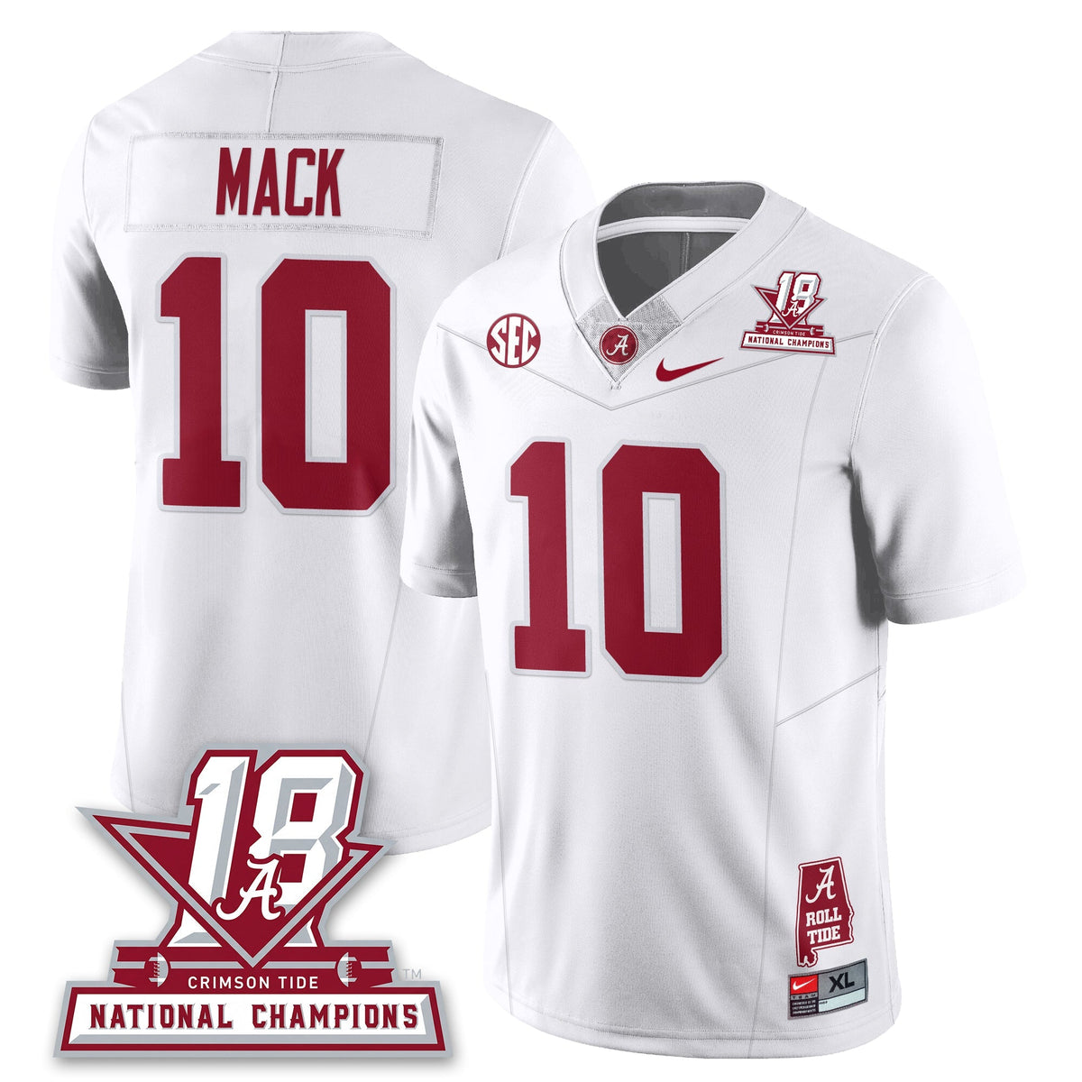BAMA 18x-Time National Champions Vapor Limited Jersey