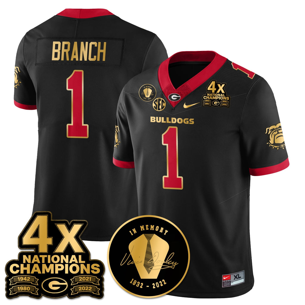 UGA 4x-Time National Champions Vapor Limited Jersey