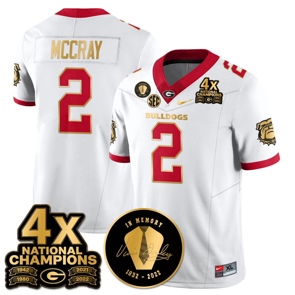 UGA 4x-Time National Champions Vapor Limited Jersey