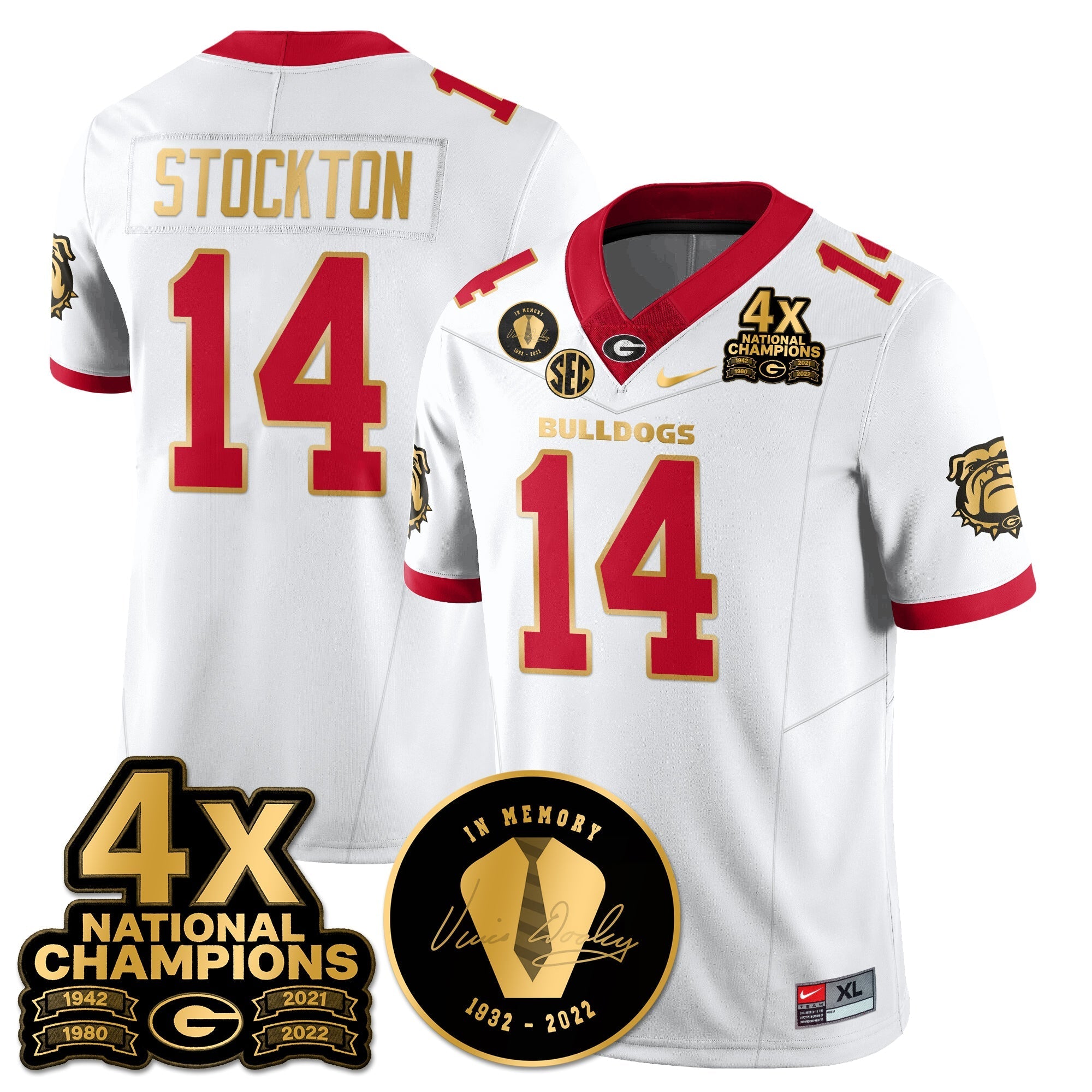 UGA 4x-Time National Champions Vapor Limited Jersey