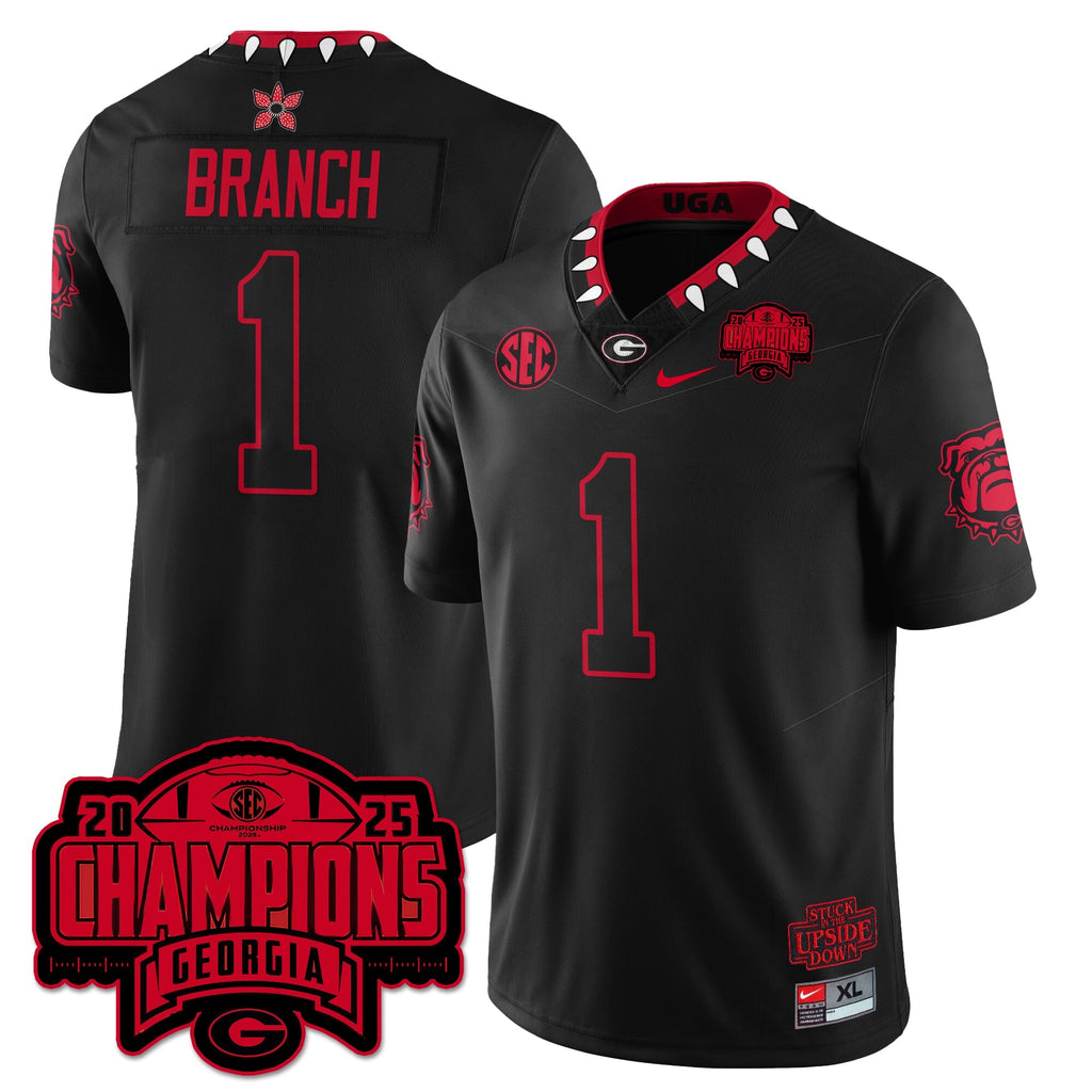 UGA Stranger Things Vapor Limited Jersey - SEC Football Champions